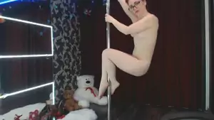 Pole Attraction Followed By Masturbation